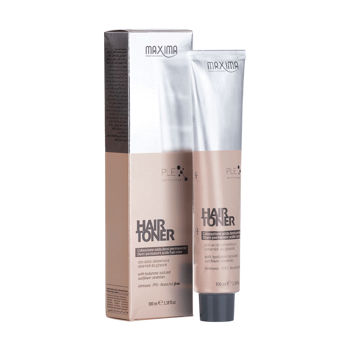 Деміперманентна фарба для волосся Maxima Professional Hair Toner з гіалуроновою кислотою та церамідами, 9.21 Very Light Lavender Blond, 100 мл